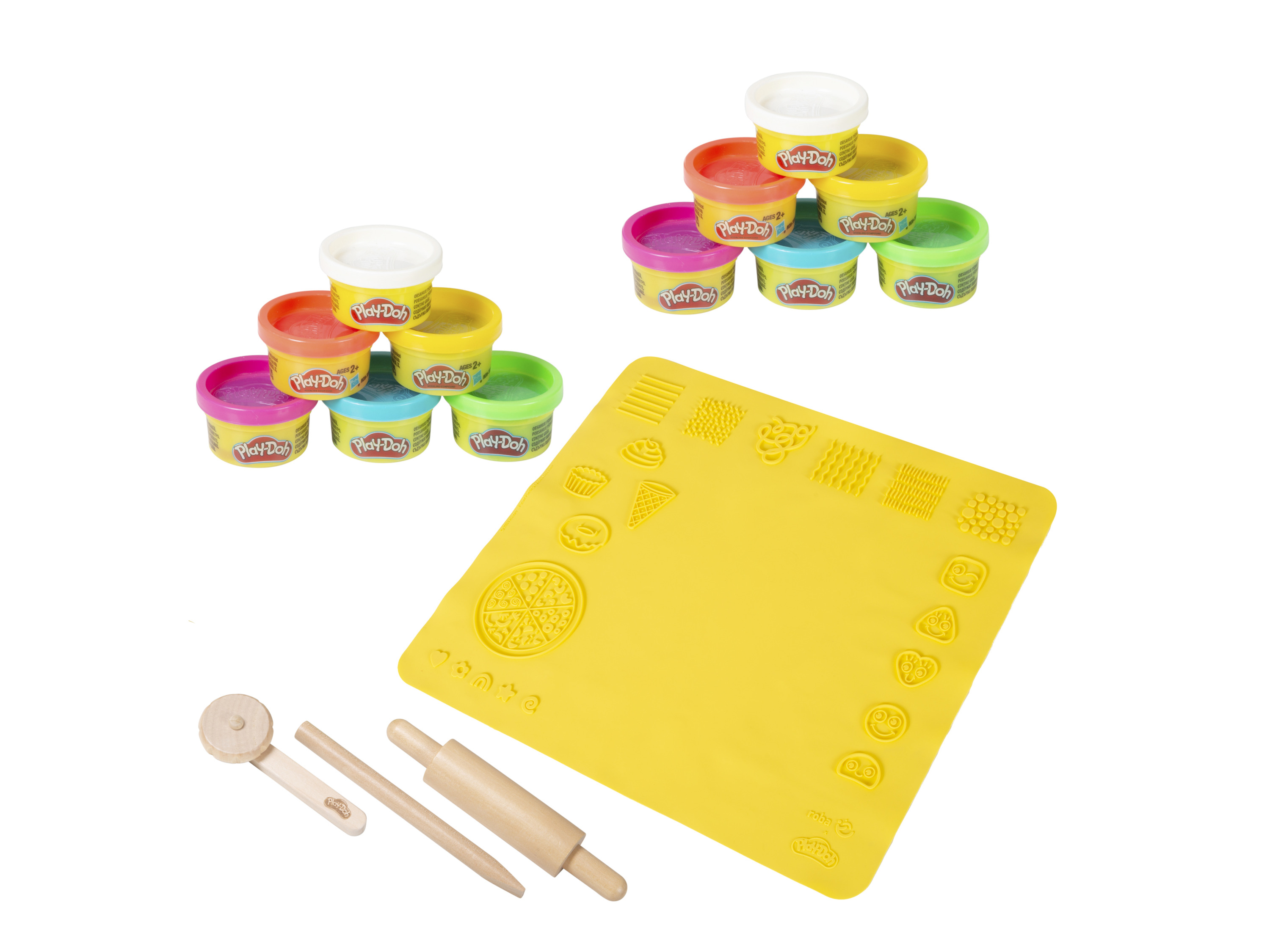Zestaw do zabawy »roba x Play-Doh«, Wartościowy edukacyjnie. (12x modelina)