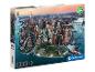 1000-elementowa puzzle Clementoni przedstawiająca widok z lotu ptaka na panoramę Nowego Jorku.