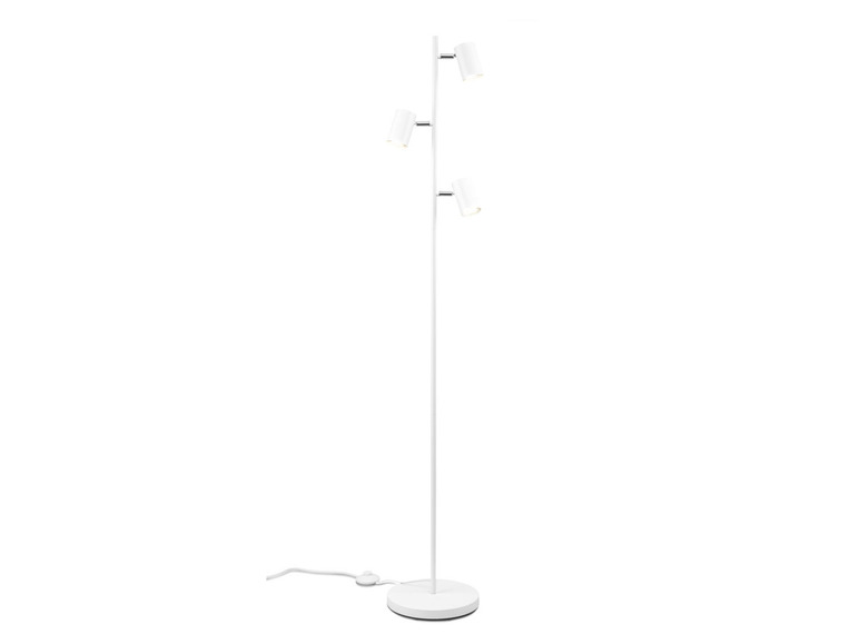 Pełny ekran: LIVARNO home Lampa podłogowa z LED, matowa biel, 1 sztuka - zdjęcie 4