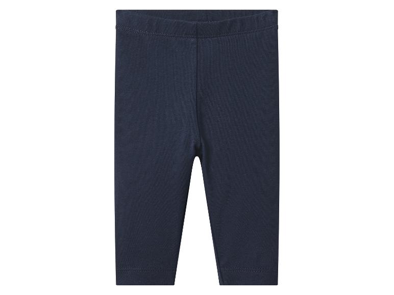 Legginsy niemowlęce z bawełną, 2 pary