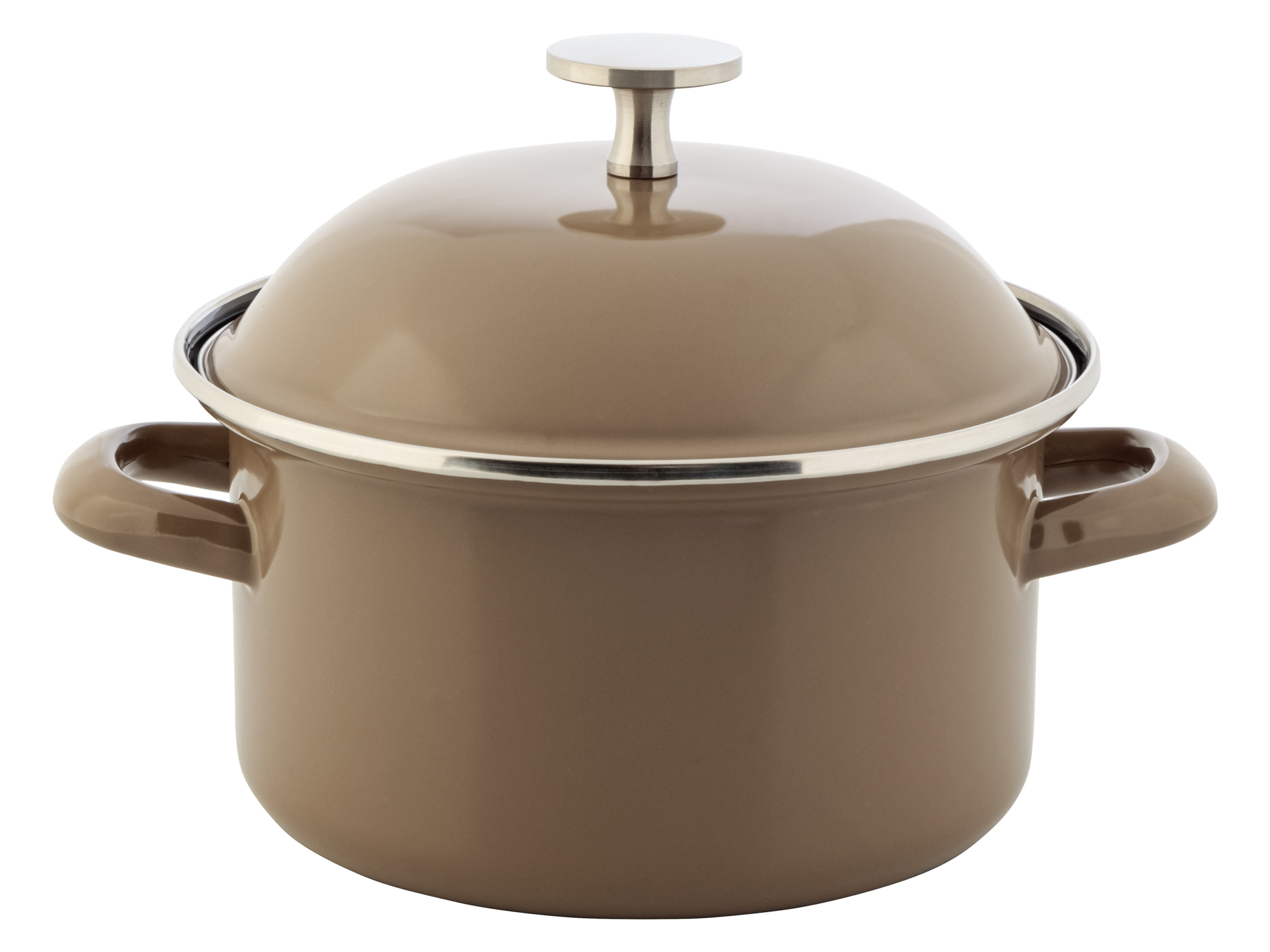 LIVARNO home Emaliowany garnek lub rondel z pokrywką lub garnek na mleko (Garnek)