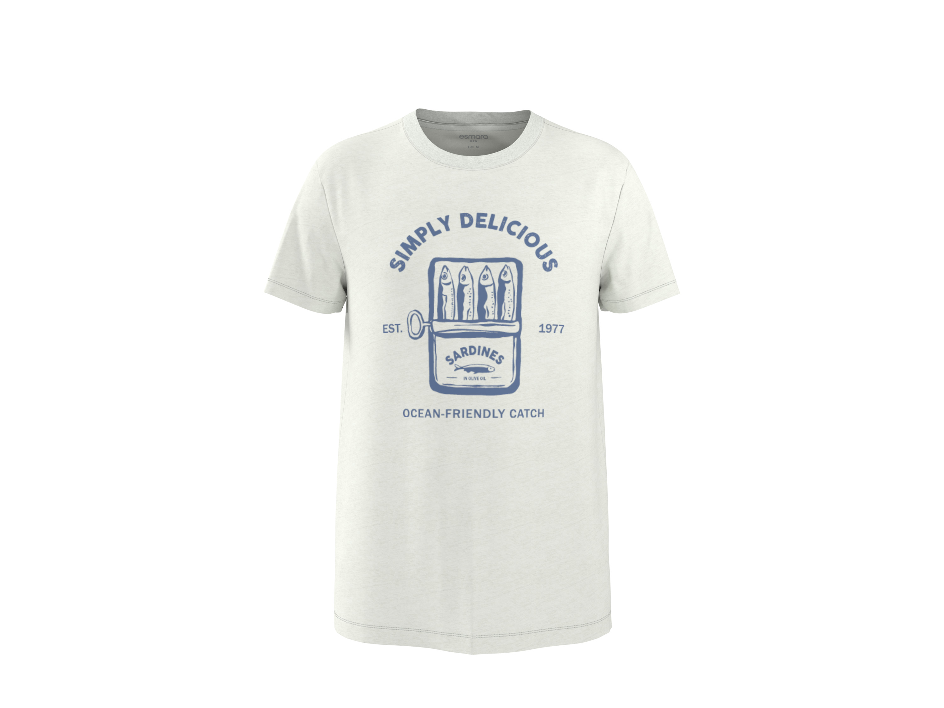 ESMARA MEN T-shirt męski z bawełny 