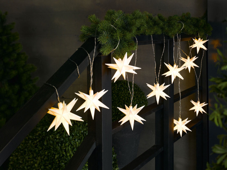 Pełny ekran: LIVARNO home Girlanda świetlna Gwiazdy 3D, 10 LED - zdjęcie 7