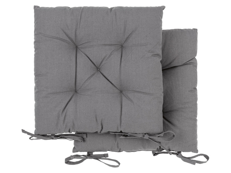 Pełny ekran: LIVARNO home Poduszki na krzesło, 40 x 40 cm, 2 szt. - zdjęcie 6