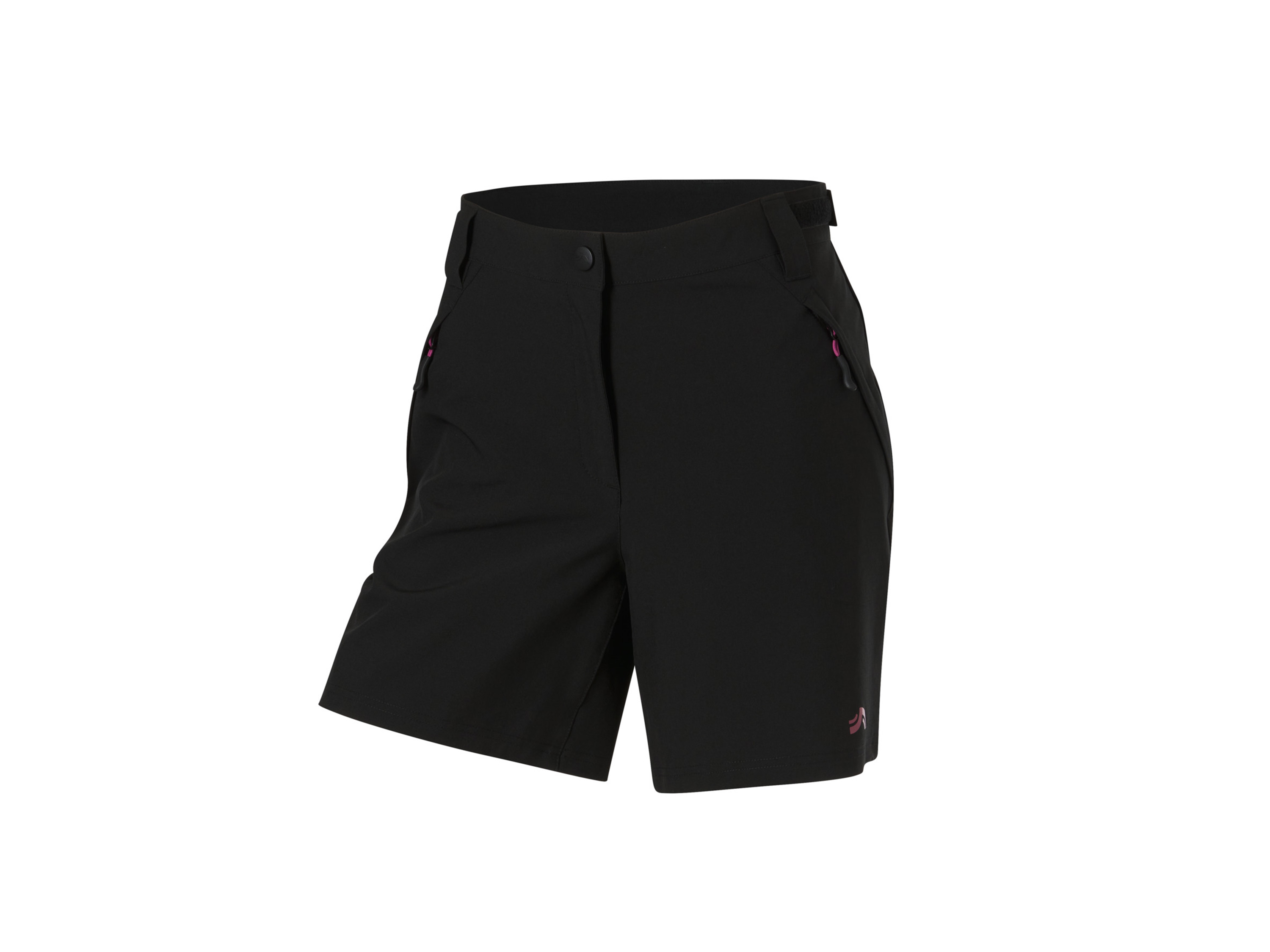 CRIVIT Szorty funkcyjne damskie 2w1 (Czarny, 36)