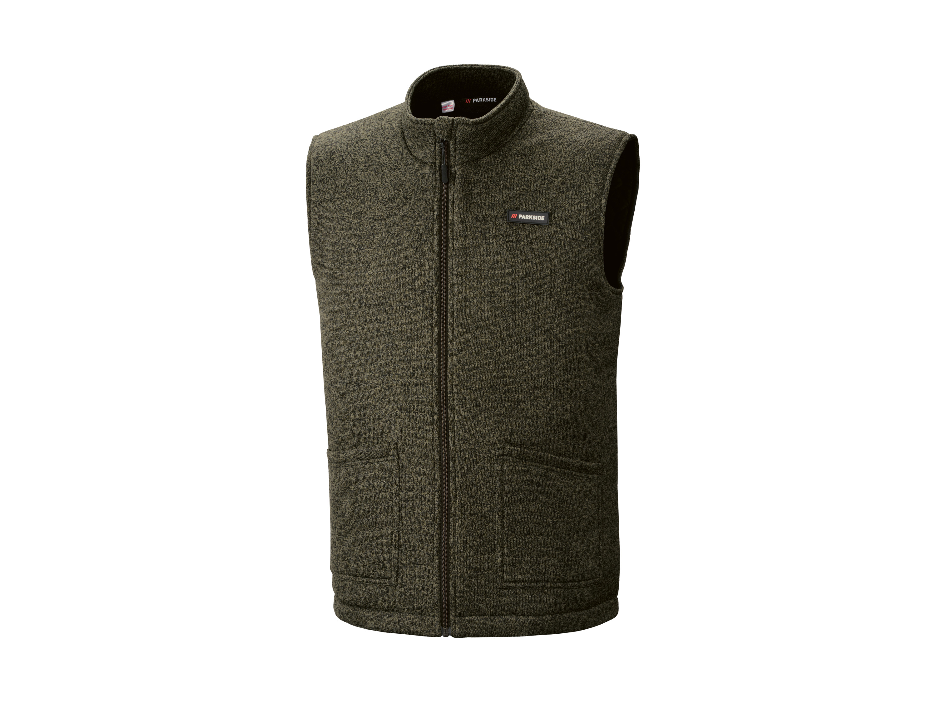 PARKSIDE® Kamizelka z polaru dzianinowego męska  (Khaki, M (48/50))