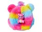 Tęczowa pluszowa poduszka z różową figurką Care Bear