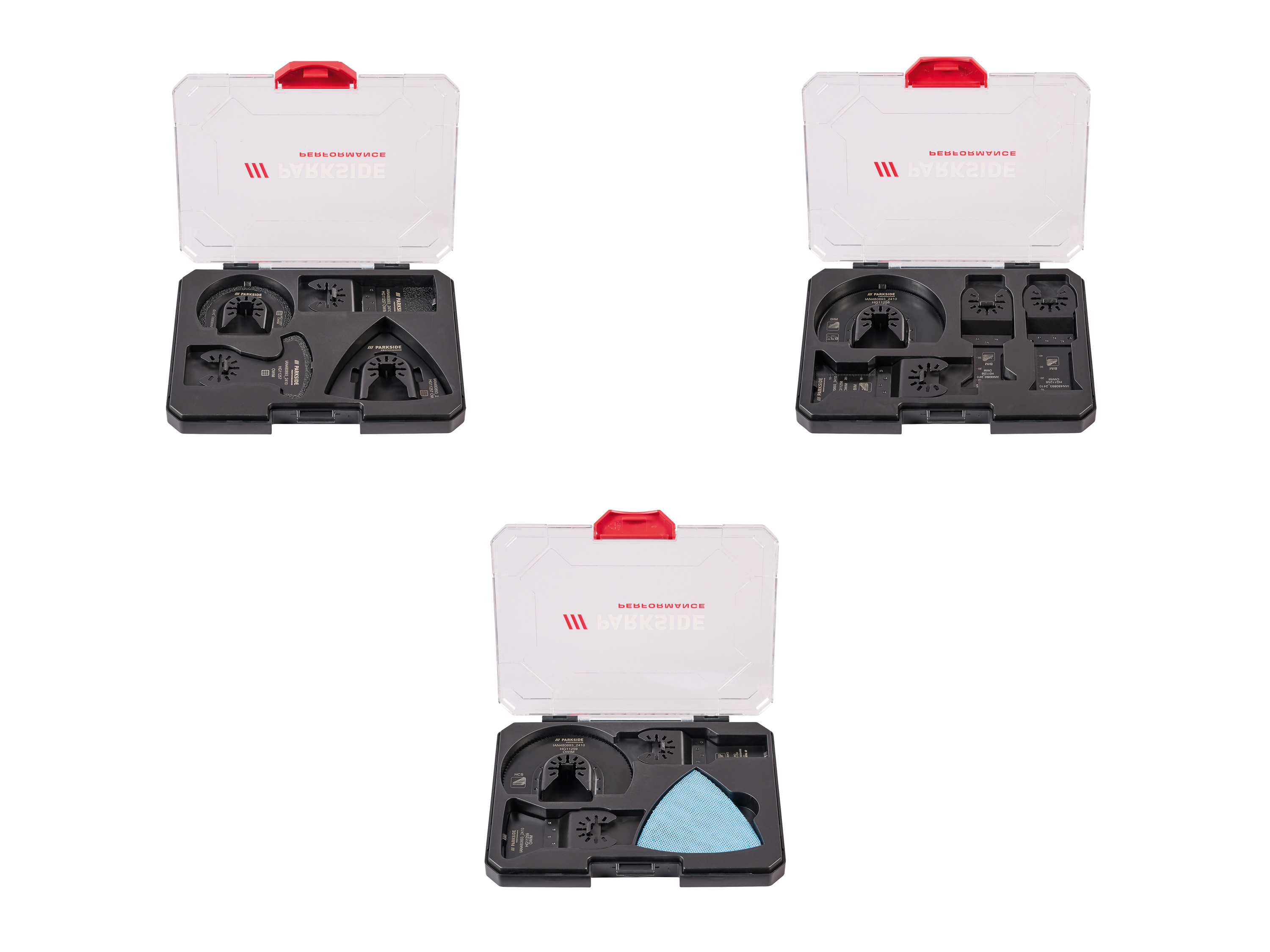 PARKSIDE PERFORMANCE® Zestaw akcesoriów do narzędzia wielofunkcyjnego