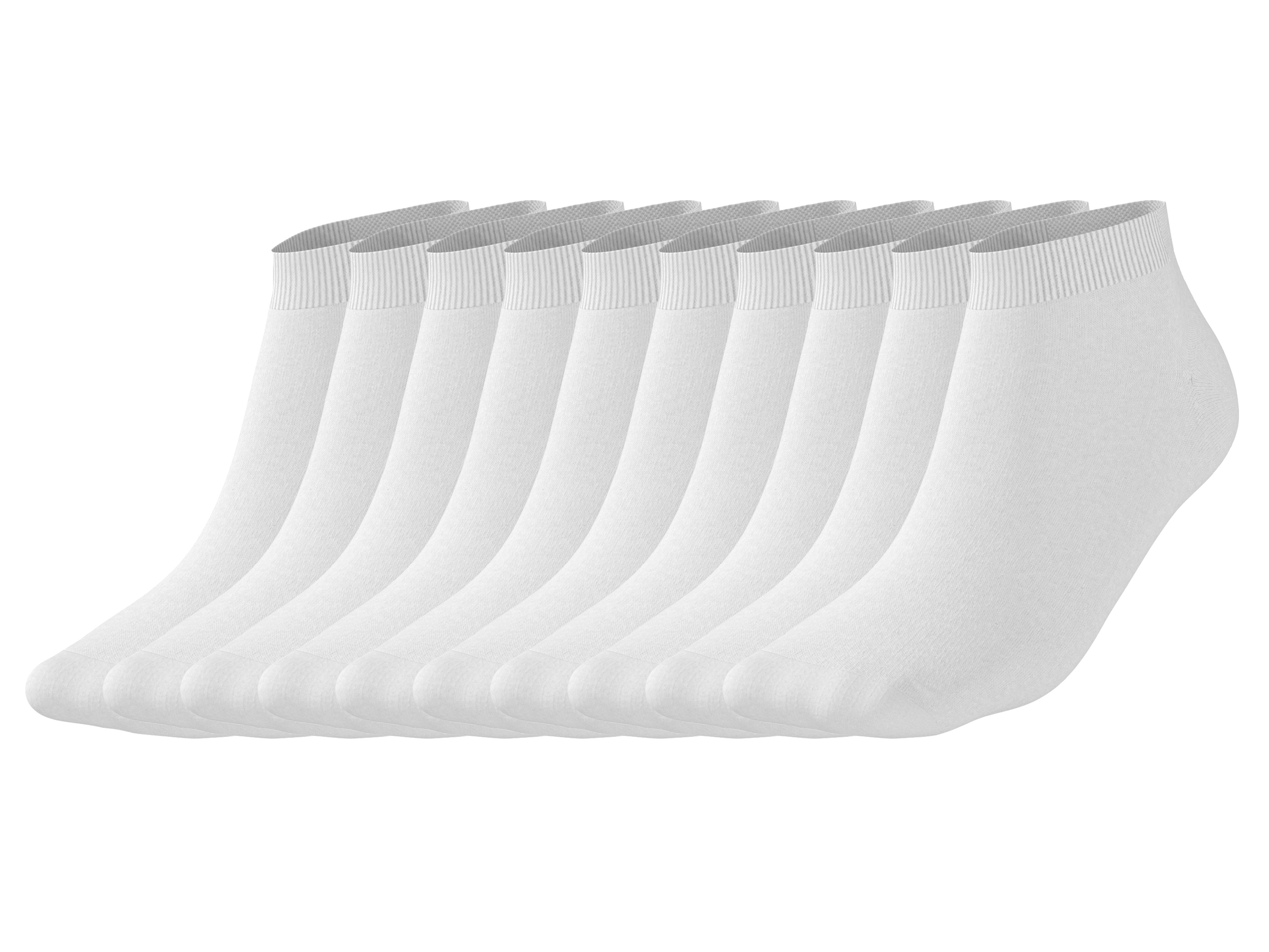 esmara® Skarpetki stopki damskie z bawełną, 10 par 