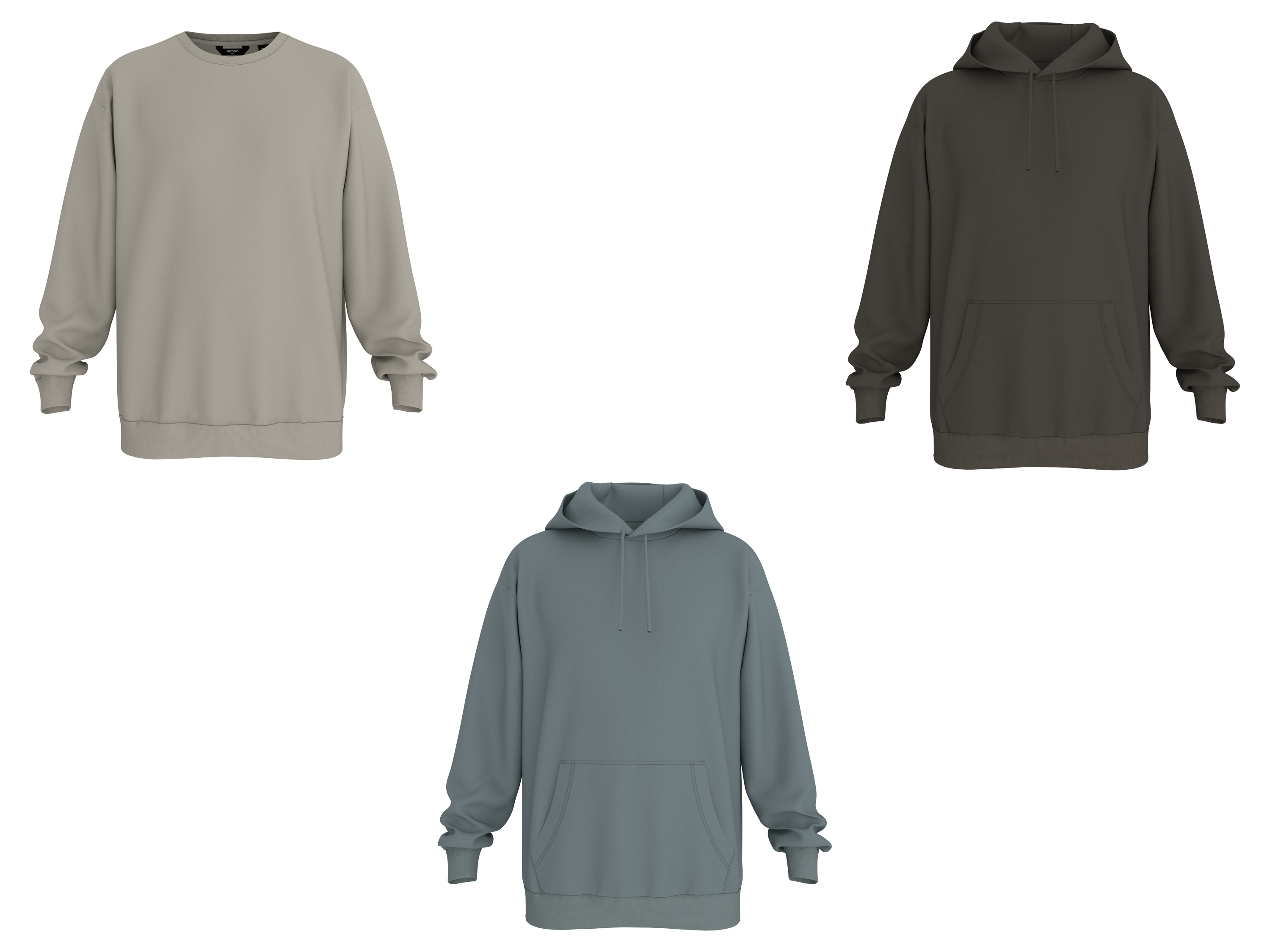 ESMARA MEN Bluza z kapturem męska lub bluza sportowa męska