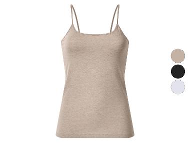 esmara® Top damski z bawełną na cienkich ramiączkach