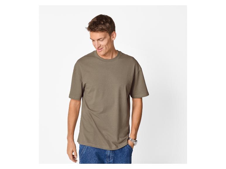 T-shirt oversize męski z bawełny