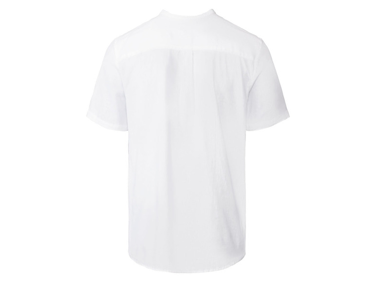 Pełny ekran: LIVERGY® Koszula męska z lnem i bawełną - zdjęcie 10