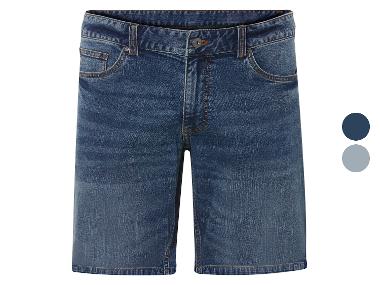LIVERGY® Szorty jeansowe męskie z bawełny