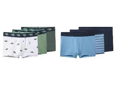 lupilu® Bokserki dziecięce z bawełną, 3 pary
