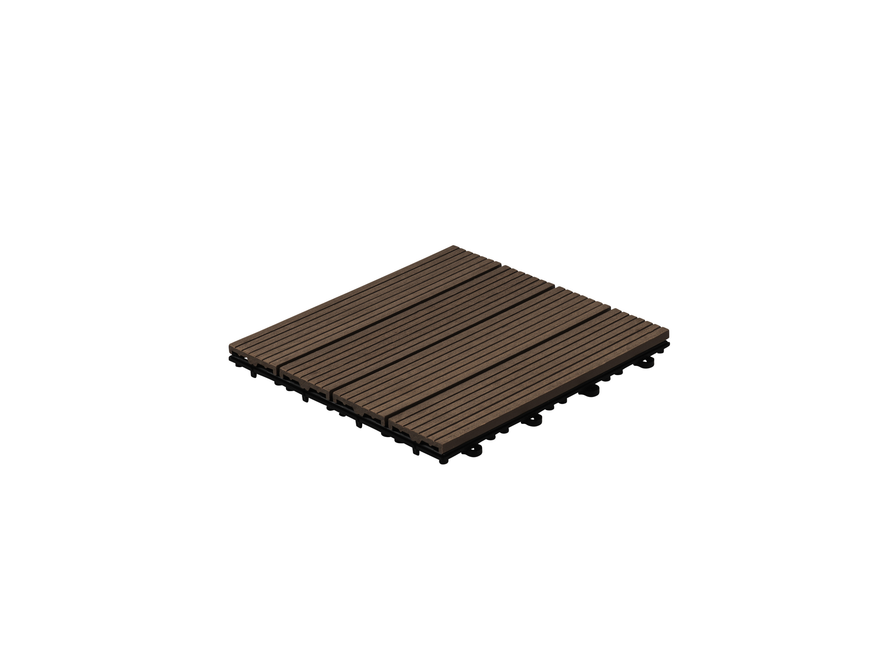 HOME DELUXE Płytki WPC imitujące drewno (3m², Ciemnobrązowy)