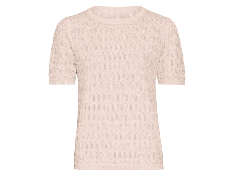 Pełny ekran: esmara® Sweter damski bawełniany z ażurowym wzorem - zdjęcie 1