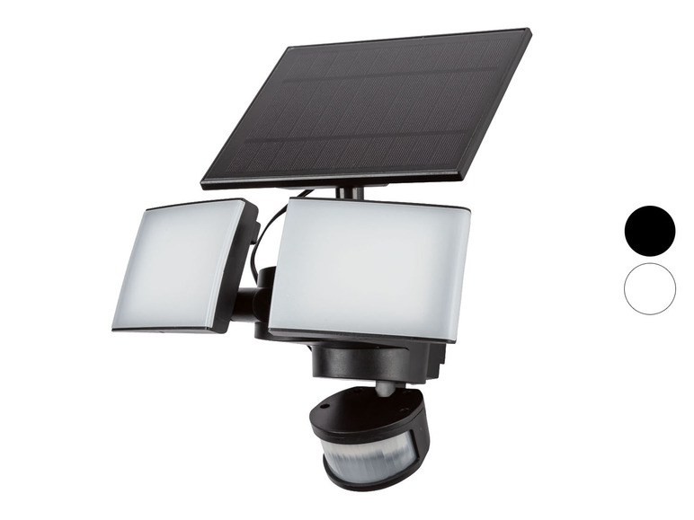 Pełny ekran: LIVARNO home Podwójny reflektor solarny LED z czujnikiem ruchu - zdjęcie 1