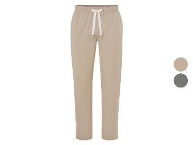 LIVERGY® Spodnie męskie straight fit z bawełny