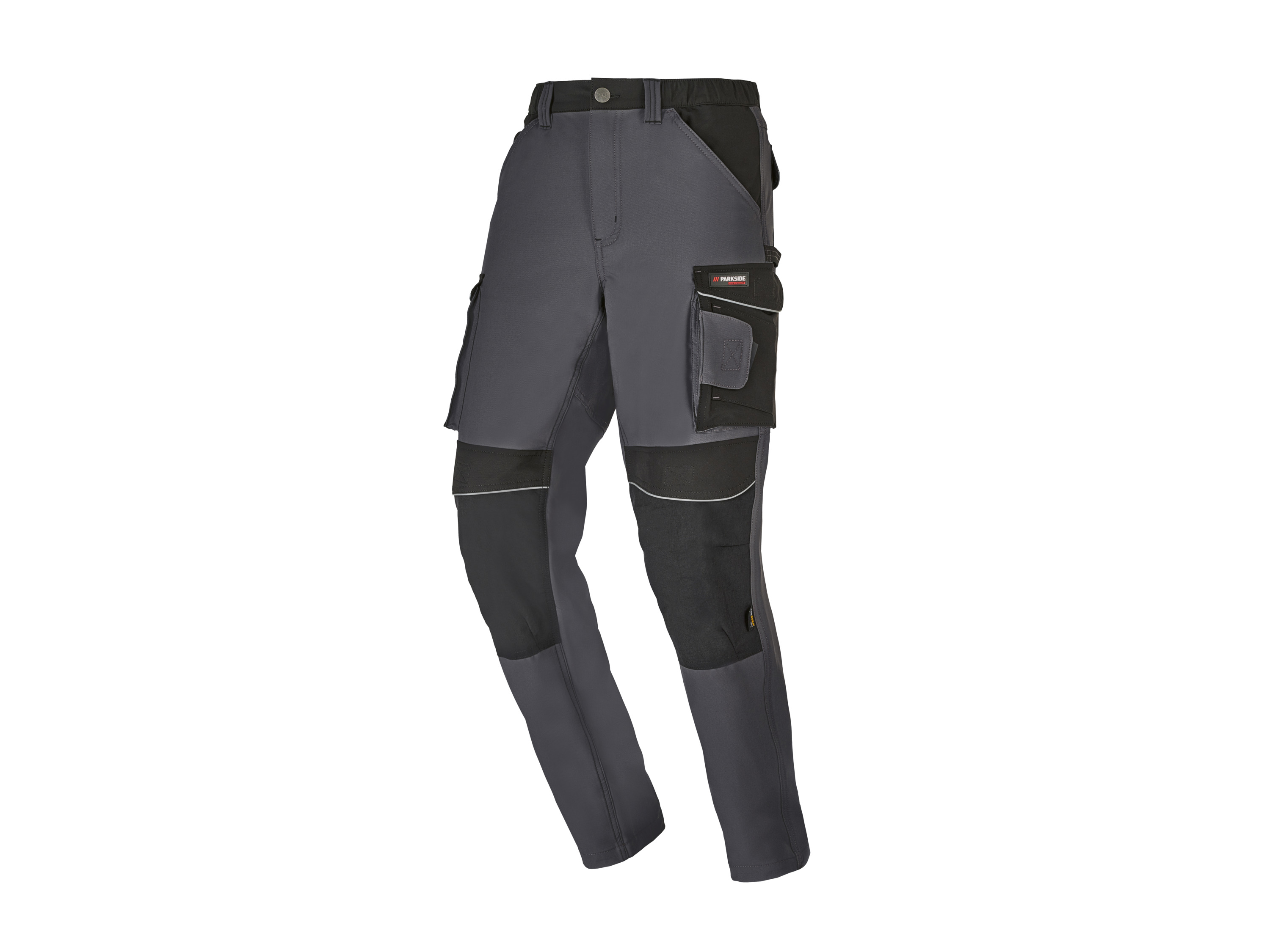 PARKSIDE PERFORMANCE® Spodnie robocze męskie (Szary/ czarny, 58)