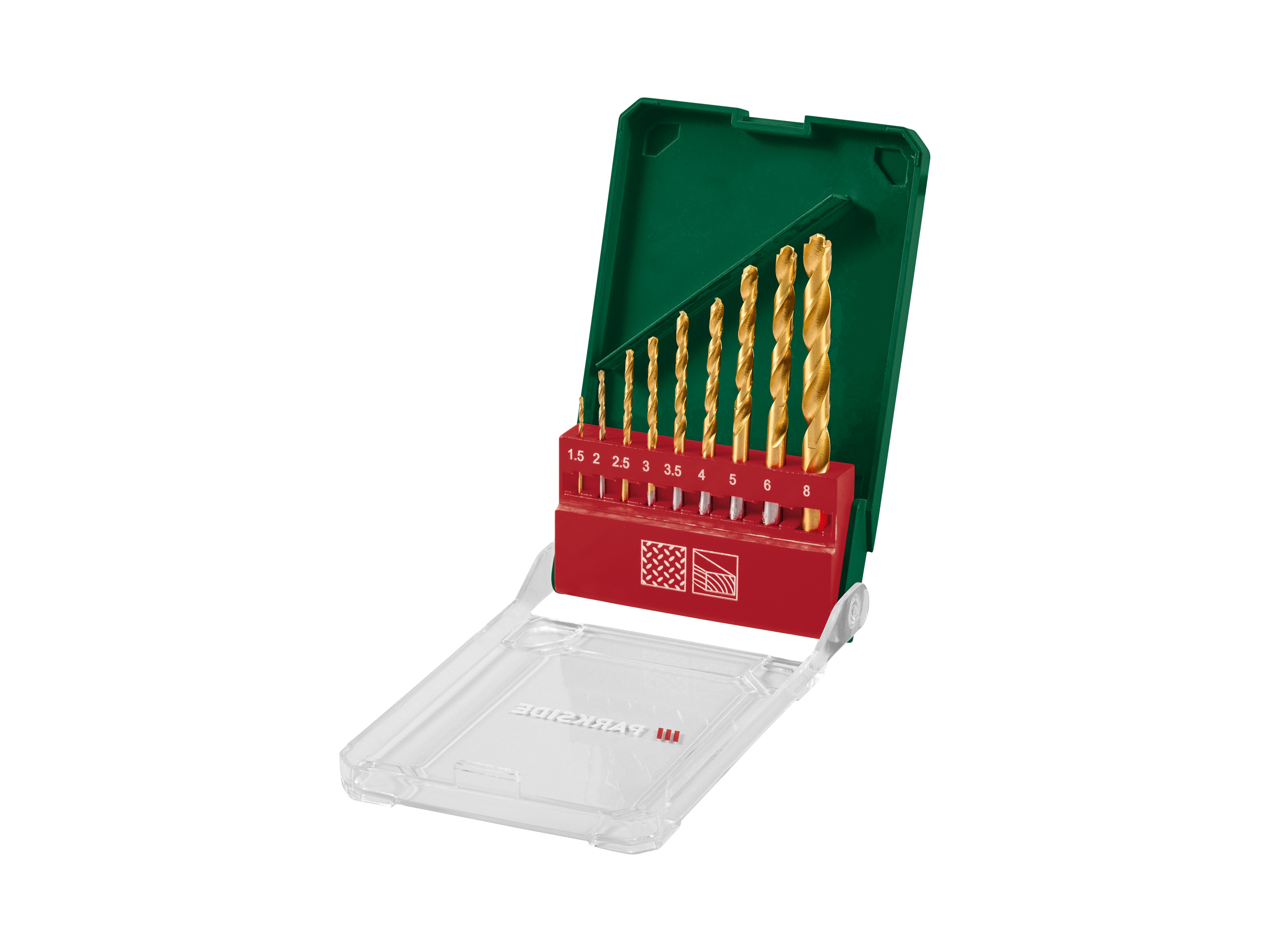 PARKSIDE® Zestaw wierteł wielofunkcyjnych HSS / Zestaw wierteł do kamienia / Zestaw wierteł do drewna / Zestaw wierteł SDS (Zestaw wierteł HSS 9 szt.)