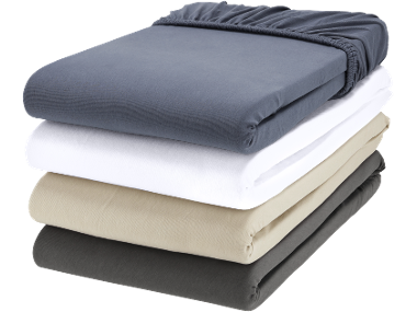 LIVARNO HOME Prześcieradło z dżerseju z gumką bi-elastic, 140-160 x 200 cm