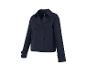 Granatowa kurtka damska z dwurzędowym zapięciem