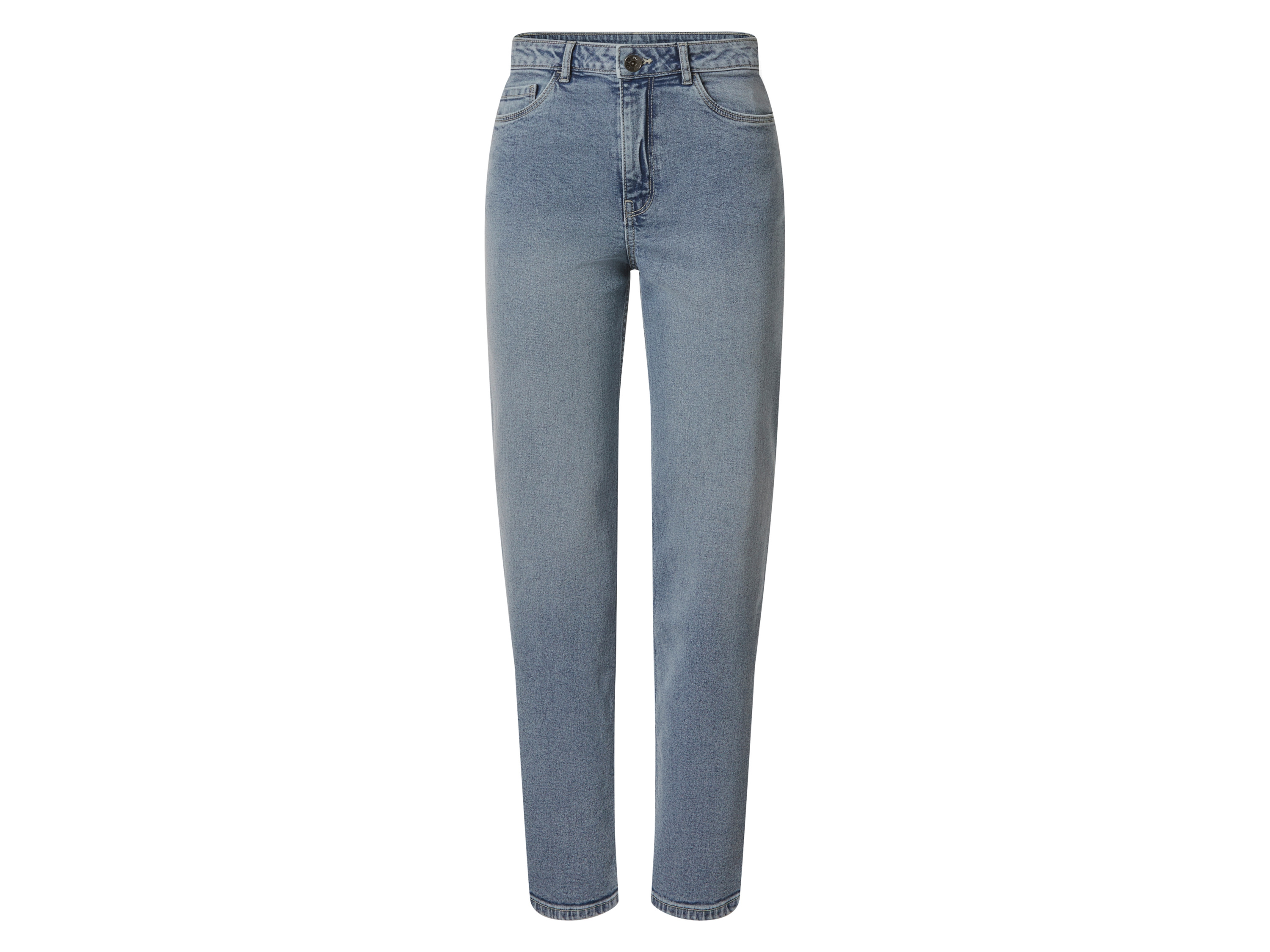 esmara® Jeansy damskie, Straight Fit, wysoki stan 