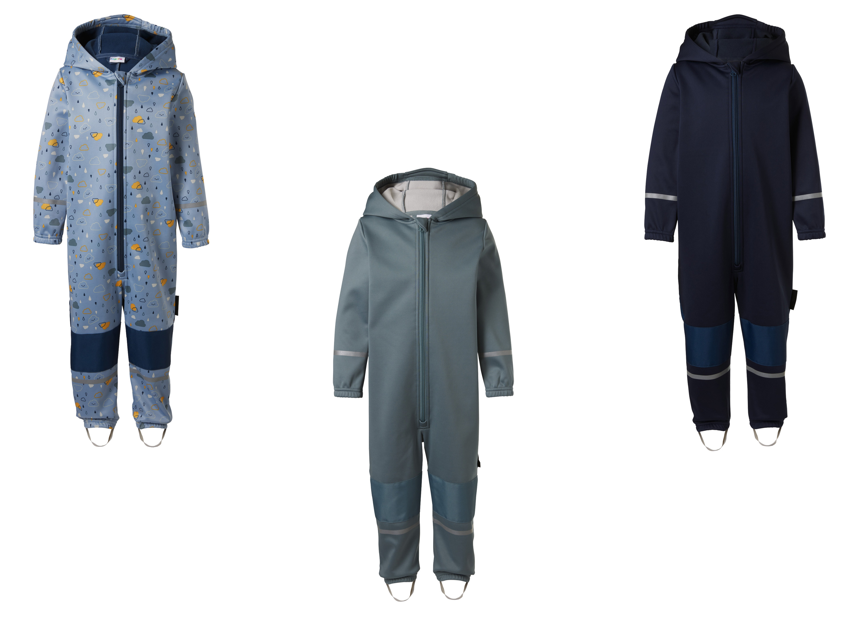 LUPILU® Kombinezon przeciwdeszczowy softshell dziecięcy
