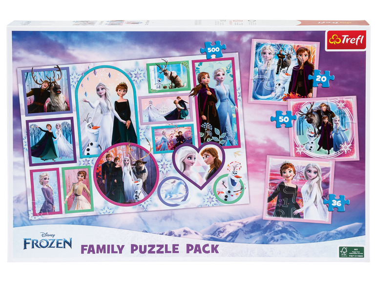 Pełny ekran: Trefl Puzzle Family Pack 3w1 z postaciami z bajek, 500 części - zdjęcie 8