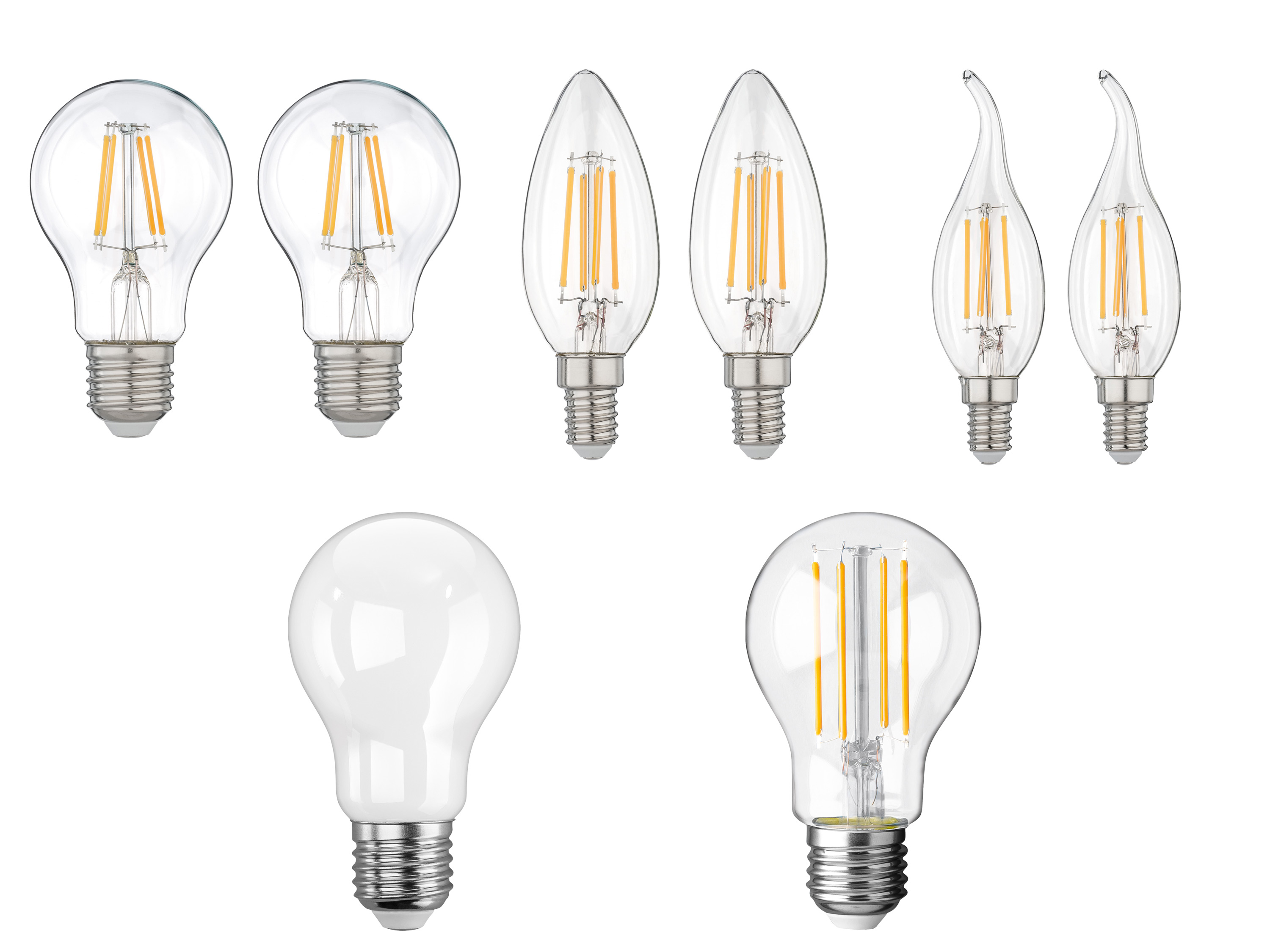 LIVARNO® Żarówka filamentowa LED, 1 lub 2 sztuki