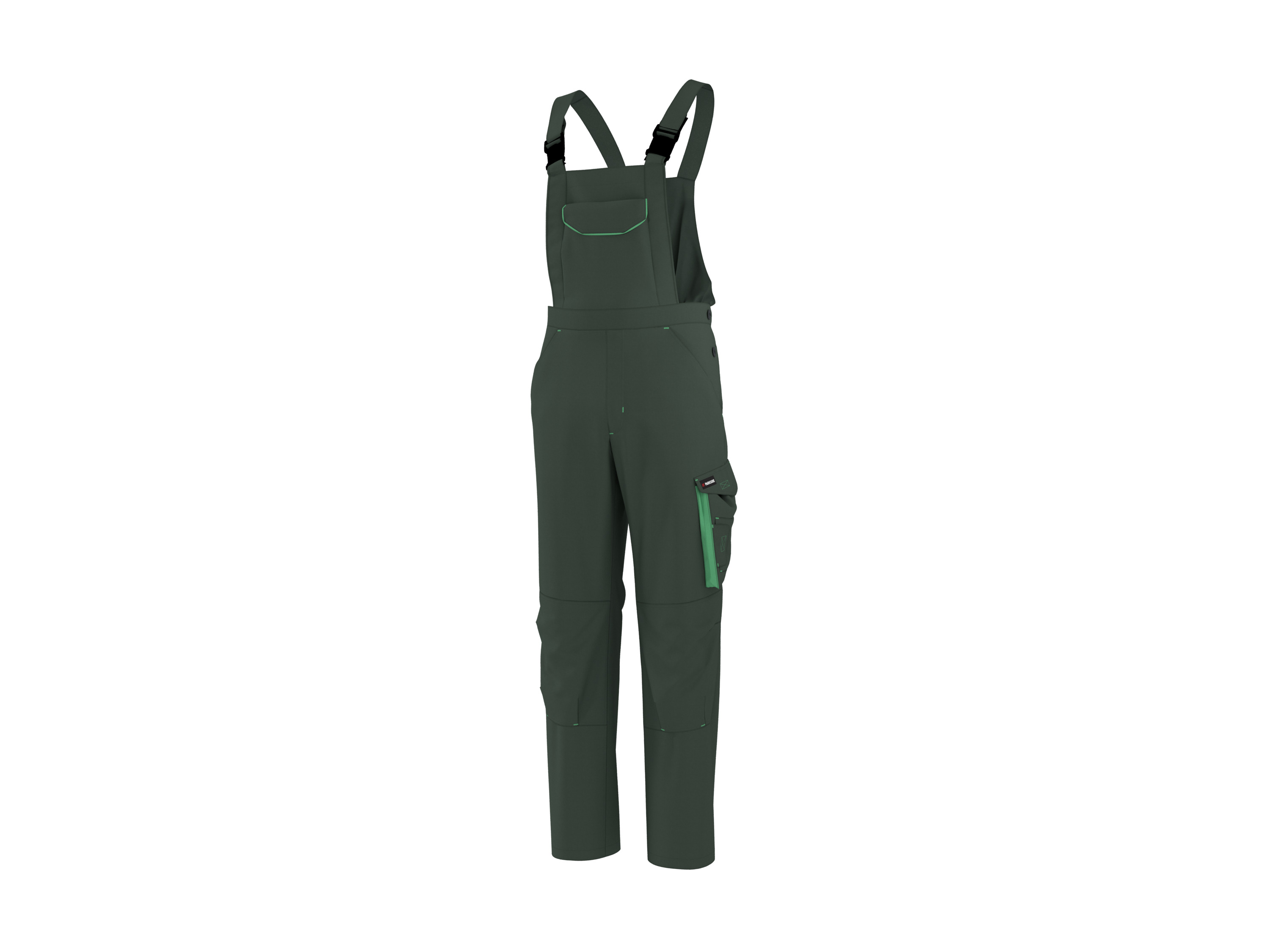 PARKSIDE® Ogrodniczki robocze męskie (Zielony, M (48/50))