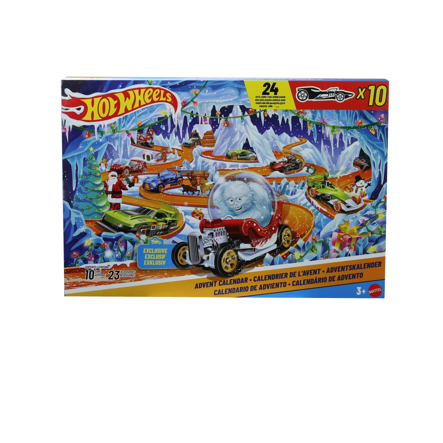 MATTEL Kalendarz adwentowy Kinder »Barbie / Hot Wheels« (Gorące koła)