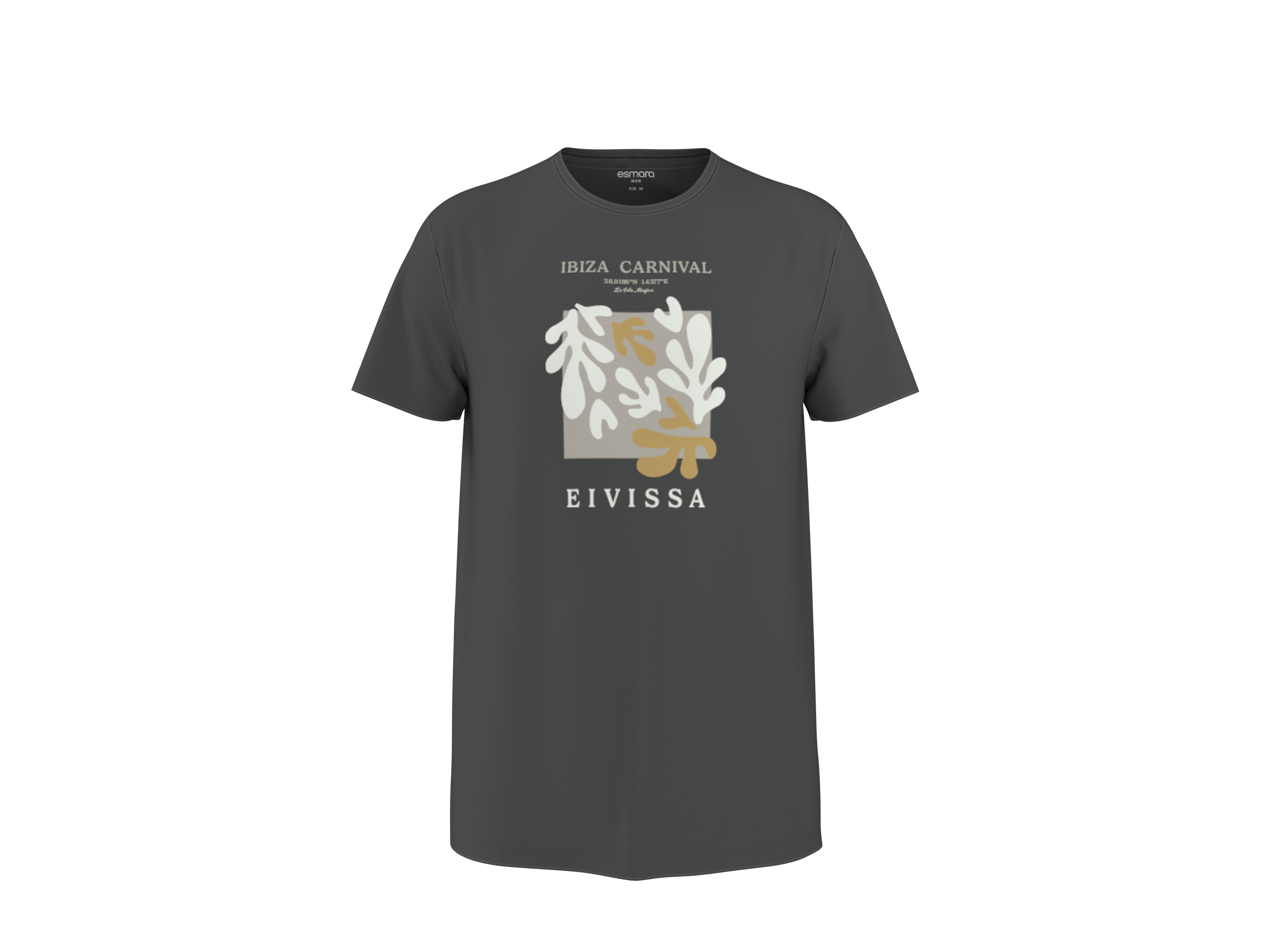 esmara Men T-shirt męski z bawełny 