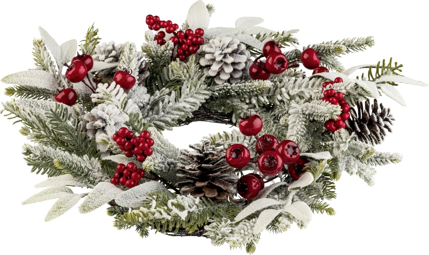 LIVARNO® Wieniec bożonarodzeniowy (Czerwony/biały)