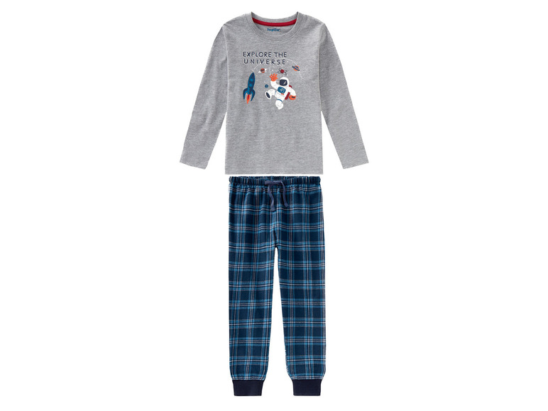 Pełny ekran: lupilu® Piżama chłopięca z bawełną (koszulka + spodnie) - zdjęcie 7
