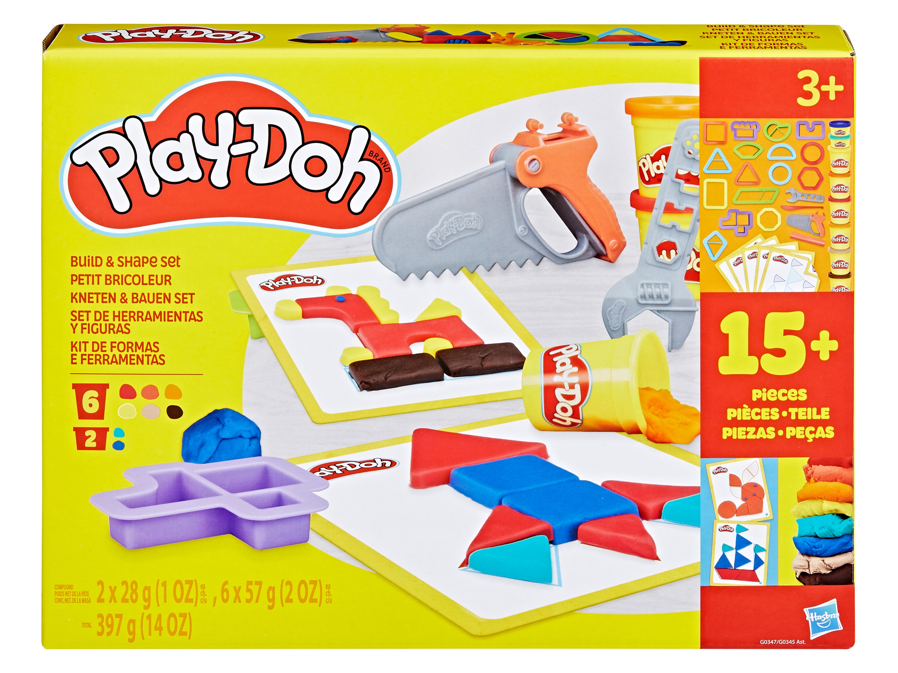 Play Doh Kolorowy Zestaw Weterynarza / Zestaw do Ugniatania i Budowania (Mistrz budowlany)