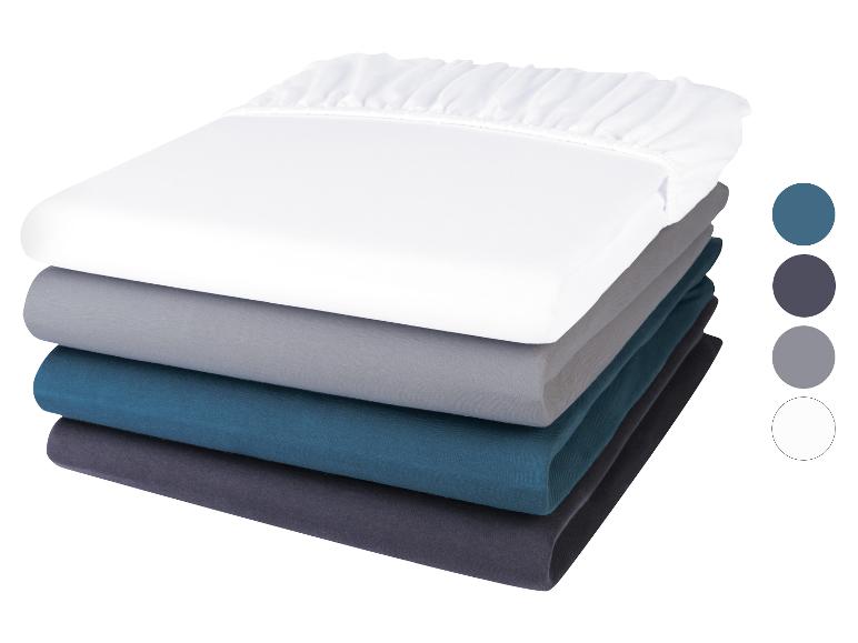 Prześcieradło z dżerseju z mikrowłókna, 140-160 x 200 cm; Prześcieradło z dżerseju z mikrowłókna, 140-160 x 200 cm