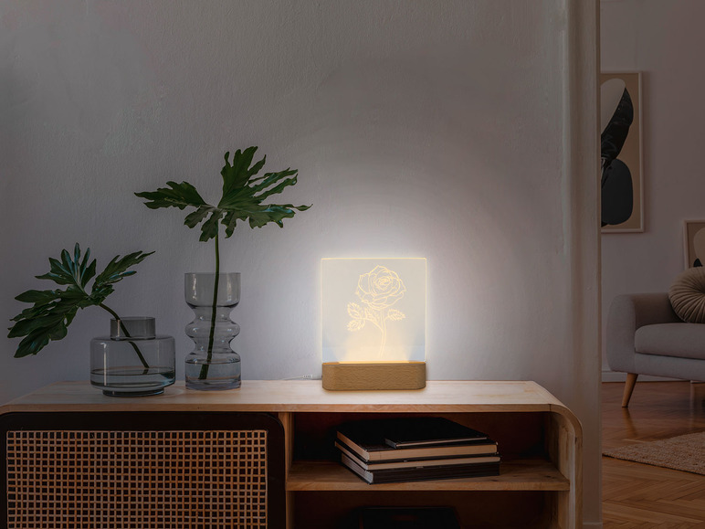 Pełny ekran: CRELANDO® Zestaw do wykonania dekoracyjnej lampki LED - zdjęcie 10