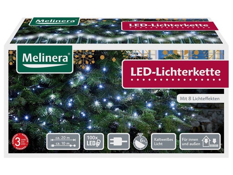 Pełny ekran: MELINERA® Łańcuch świetlny 100 diod LED - zdjęcie 4