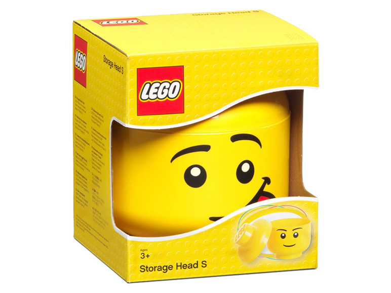Pełny ekran: LEGO Mały pojemnik do przechowywania w kształcie głowy, 1 sztuka - zdjęcie 3