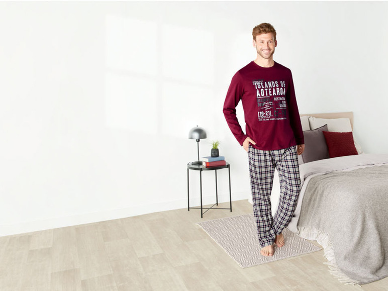 Pełny ekran: LIVERGY® Piżama męska ze spodniami z flaneli, 1 komplet - zdjęcie 3