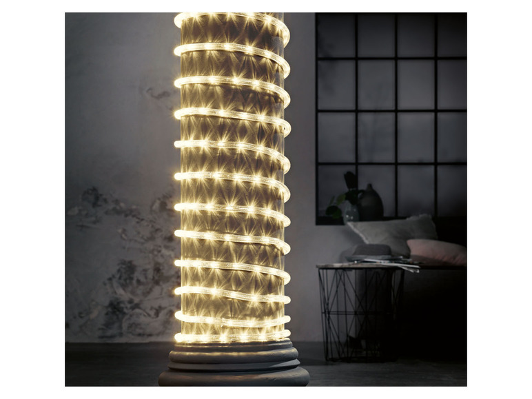 Pełny ekran: Livarno Home Wąż świetlny LED wewnętrzny i zewnętrzny, 10 m, 1 sztuka - zdjęcie 9