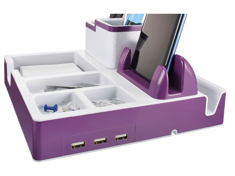 Pełny ekran: SILVERCREST® Organizer na biurko z portem USB 2,0 - zdjęcie 7