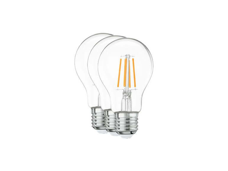 Pełny ekran: LIVARNO LUX® Żarówka filamentowa LED E27 / E14, 3 sztuki, 1 zestaw - zdjęcie 2