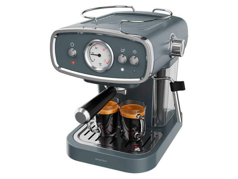 Pełny ekran: Silvercrest Kitchen Tools Ekspres ciśnieniowy do kawy SEM 1050 A1, 1050 W - zdjęcie 3