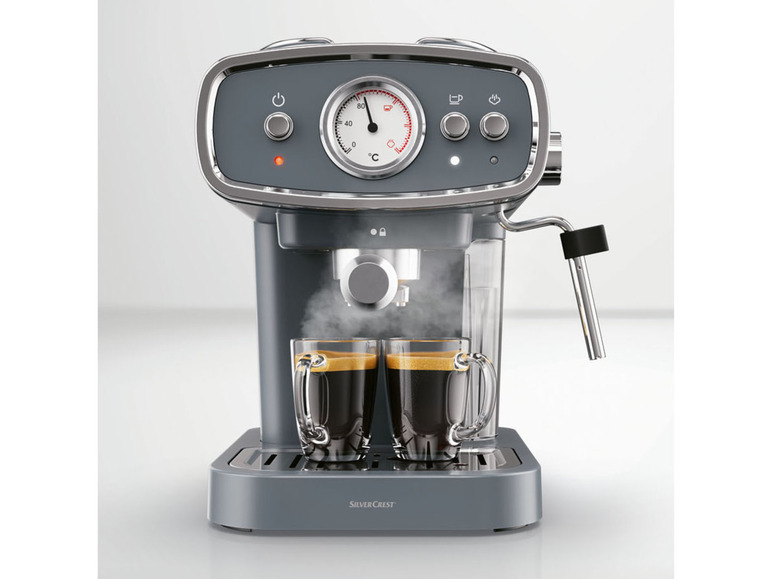 Pełny ekran: Silvercrest Kitchen Tools Ekspres ciśnieniowy do kawy SEM 1050 A1, 1050 W - zdjęcie 8