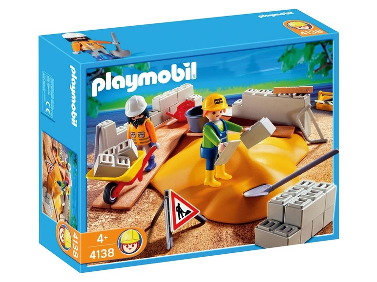 Pełny ekran: Playmobil Zestaw do gry: plac budowy - zdjęcie 1