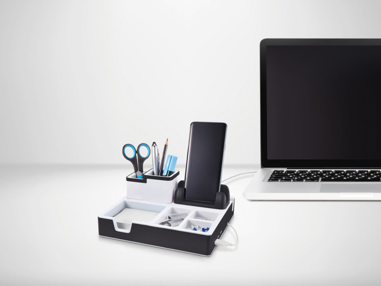 Pełny ekran: SILVERCREST® Organizer na biurko z portem USB 2.0, 1 sztuka - zdjęcie 8