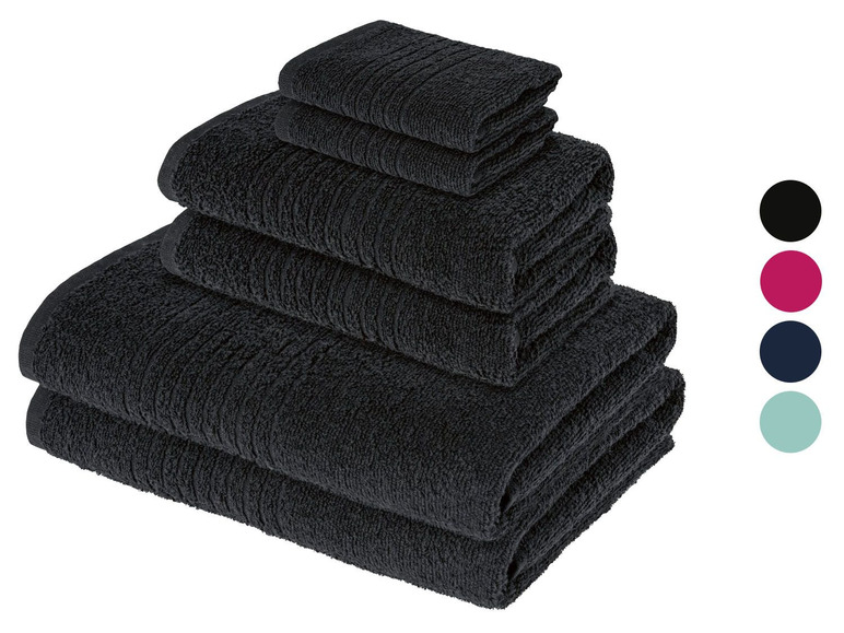 Pełny ekran: MIOMARE® Zestaw ręczników frotté, 6 sztuk - zdjęcie 1